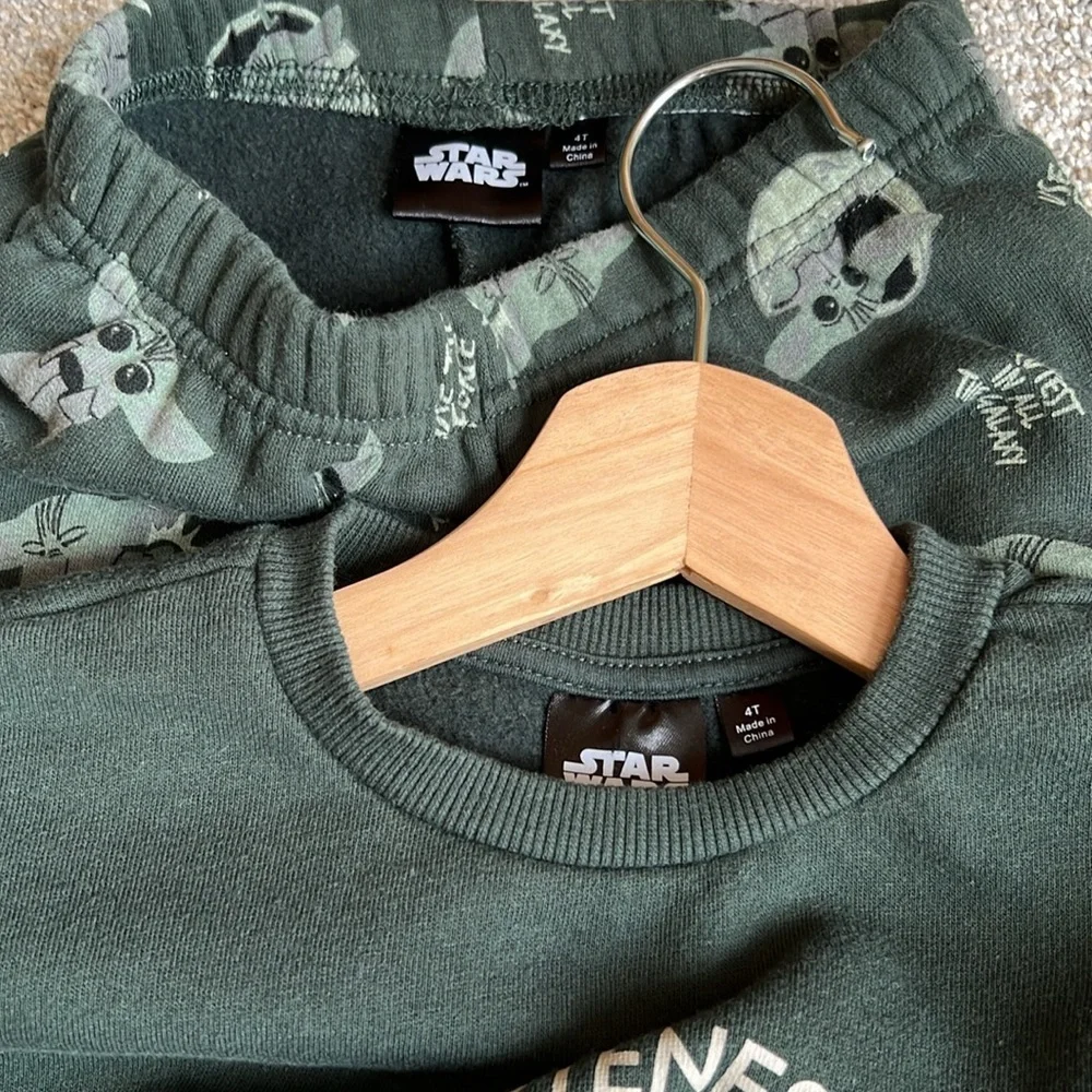 Star Wars Baby Yoda Toddler Boys Outfit Set